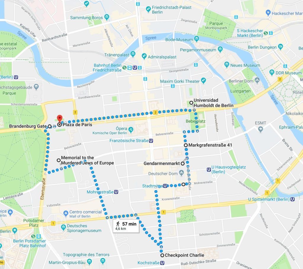 ruta turística por Berlín