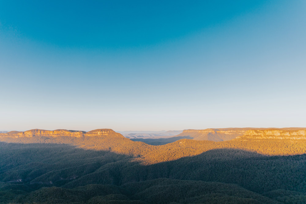 las montañas azules de australia