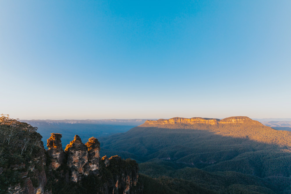 montañas azules en australia