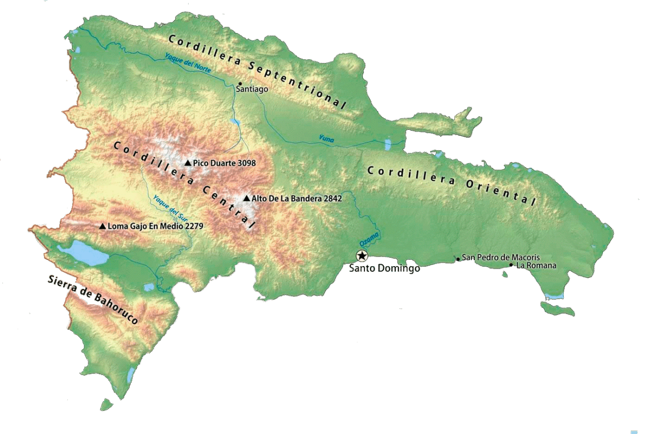 republica dominicana mapa