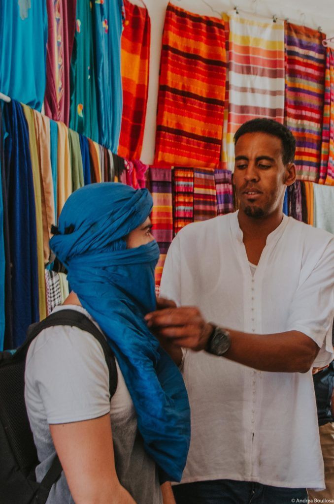 Pañuelo tuareg marroquí 