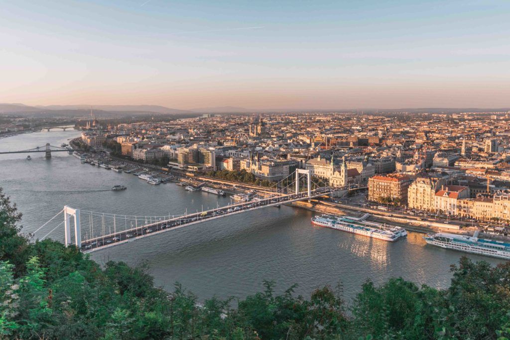 Budapest al atardecer