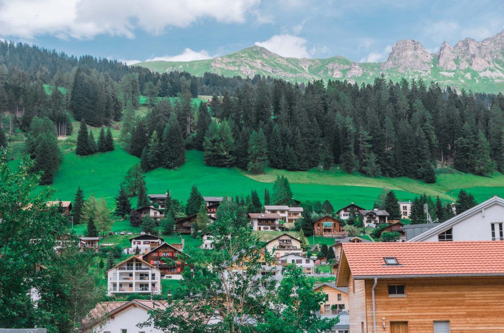 Pueblos de los Alpes suizos